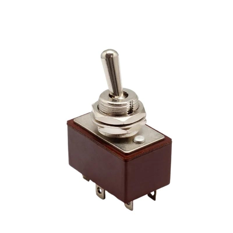 Interruptor de botón de 2 posiciones y doble fila 3A 220V para control de circuitos
