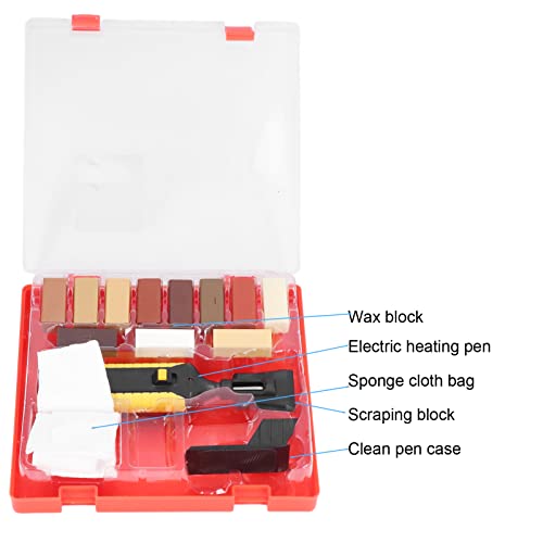 Reparatieset voor houten meubels, Reparatieset voor hardhouten laminaatvloeren met 11-delige sneldrogende wasvuller… - Image 4