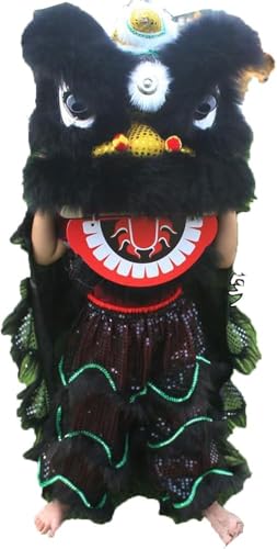 Accesorios tradicionales para disfraz de danza del león, actuación de Año Nuevo chino, 14 pulgadas para niños de 5 a 12 años