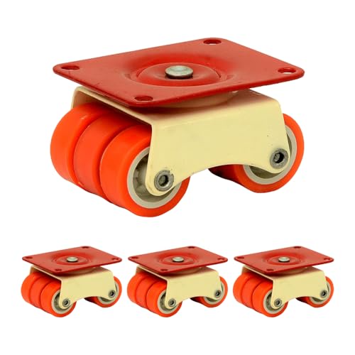 NB Crafted Moving Wheels for Furniture - Set of 4, Heavy Dut...