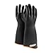 Class 1 Rubber Insulating Glove with Contour Cuff - 18" 158-1-18/8, (6)