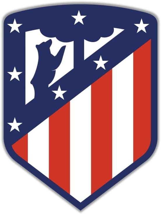 UNIq ATL?Tico Madrid - Professional Football/Soccer Club Logo Stickers Colorful Waterproof Stickers Car/Bike/Luggage Sticker Decal