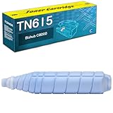 RHUOSK Compatible Replacement for Konica Minolta TN615 Toner Cartridge,Work with Bizhub C8000 Printer Cyan 1 Pack