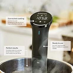 Alternative view of Anova Culinary Bluetooth Nano Sous Vide Precision Cooker (12.8 x 2.2 x 4.1 Inches)