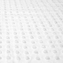 Shannon Fabrics Cuddle Dimple 60" Minky Fabric by the Yard White