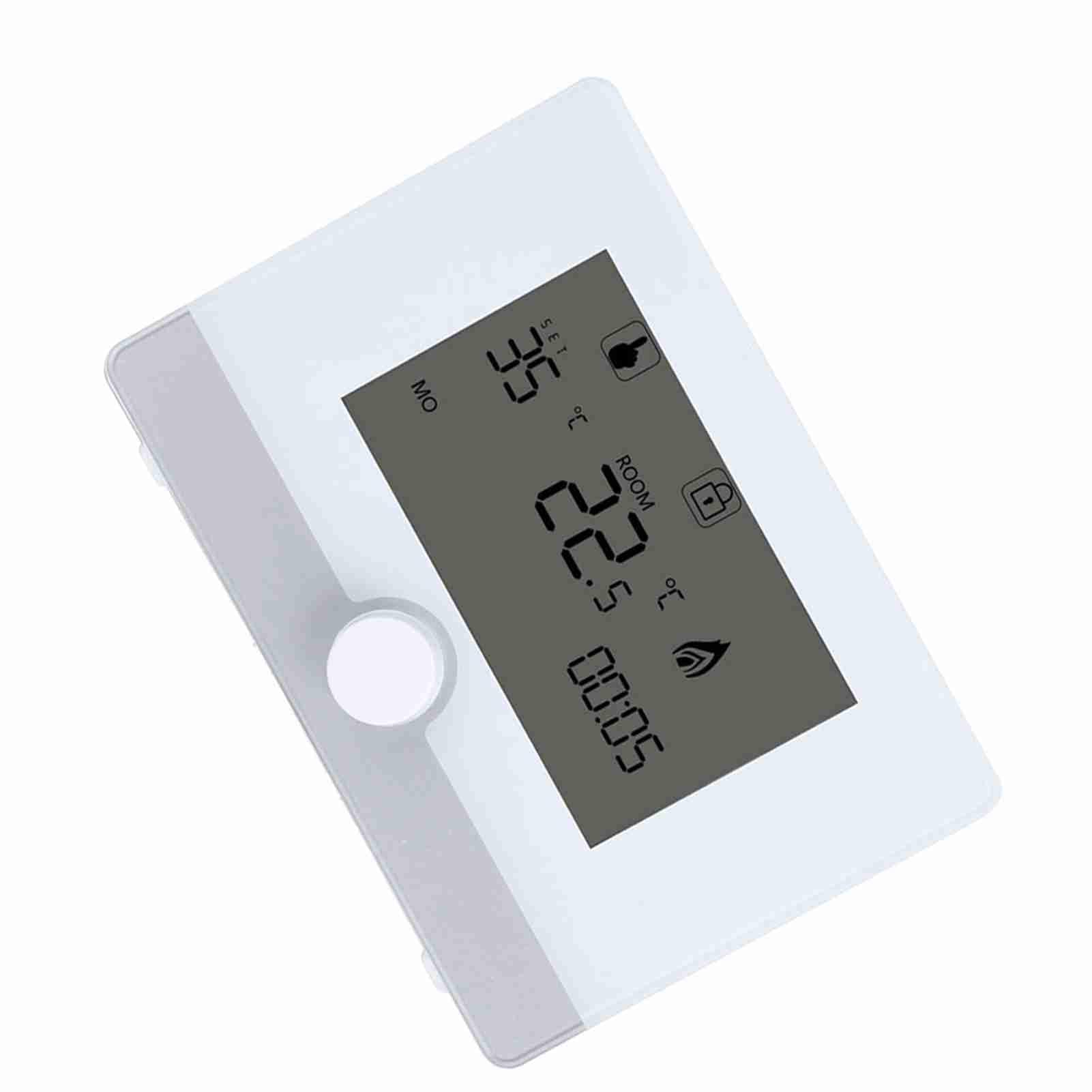 Termostato Caldaia Hermann Saunier Duval Termostato Programable para de Calefacción de Paredes Blancas Negras (Blanco)