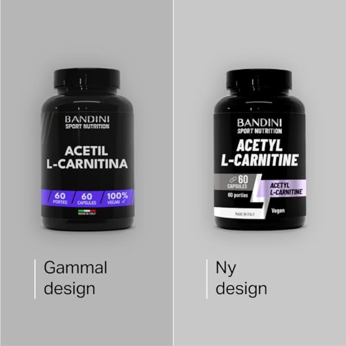 Bandini® Acetyl L-CARNITINE 1000 mg (Hoge Dosis) | Acetyl L Carnitine voor Sporters met Hoge Fysieke Activiteit | Voor Sportschool, Sport en Training | Veganistisch Carnitin, Geen GMO | 60 Capsules - Afbeelding 3