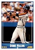 1988 Score #145 Denny Walling Houston Astros Baseball Cards EX/NM Baseball Card
