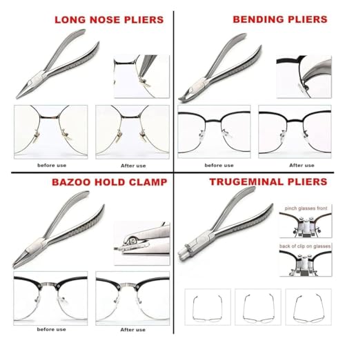 Evita pérdidas con este kit de reparación de gafas de 18 piezas con estante organizador 5