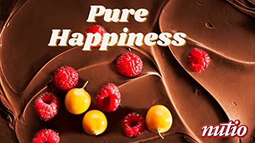 Nutio Milk Chocolate Hazelnut Spread 56Oz (4 Pack), Smooth And Naturally Delicious, 92% More Hazelnut, 53% Less Added Sugar,Palm Oil Free Snack, Peanut Free,Gluten Free, Non-Gmo #TOP3