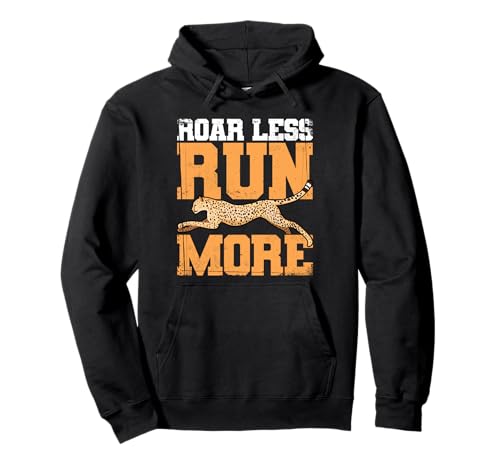 Roar Less Run More Cheetah Runner �}���\���g���b�N �p�[�J�[
