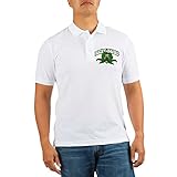 Royal Lion Golf Shirt Marijuana Best Buds - Medium White