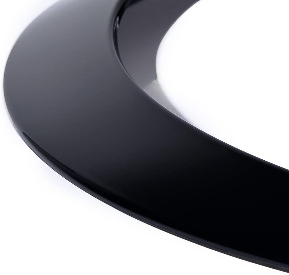 Gloss Black Headlight & Taillight Trim Rings Set Replacement for 2007–2015 Mini Cooper R56 R57 R58 R59 | OE# 51137149905 51137149906 51132296296 51132296297 | 4-Piece Kit