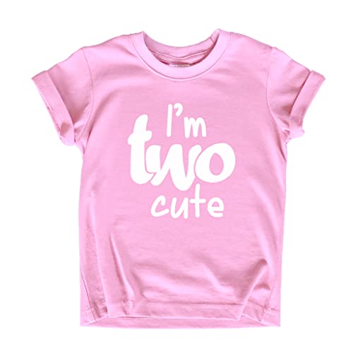 Image of 2nd Birthday Outfits for Toddler Girls im Two Cute Shirt Girl 2 Years Old Second Birthday