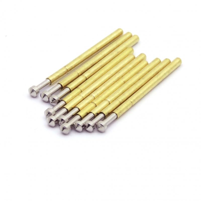 See full amazon price history chart for e-INFINITY 25/50/100 Pieces P160-E3 Spring Test Probe Pogo Pin 1.8mm Conical Head Gold Plated 1.0mm Thimble (16) (50) e-INFINITY 25/50/100 Pieces P160-E3 Spring Test Probe Pogo Pin 1.8mm Conical Head Gold Plated 1.0mm Thimble (16) (50) (B0CGVV9QTN) Amazon Price History, Amazon Price Tracker