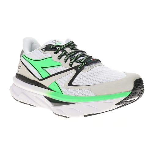 Diadora Mens Atomo V7000 Running Sneakers Shoes - Green, White - Size 13 M2
