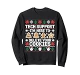 Tech Support Ugly Christmas Sweater Funny IT