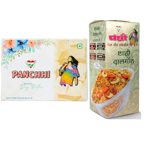 Image of Panchhi Ka Petha COMBO (Dry Petha 1Kg + Shahi Dalmoth 400g) - Original Agra Petha | Made with Premium Ash Gourd (Since 1926), Authentic Fresh Juicy & Dry Fruits Mix, Perfect For Tea Time Snack