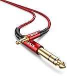 👍[Calidad de Sonido de Alta Fidelidad] Conector chapado en oro de 24k, núcleo de alambre de plata pura, carcasa de cobre puro que proporciona un rendimiento confiable y reduce la pérdida de señal.
