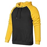 Diseño único: diseño clásico a juego con el color, con práctico bolsillo canguro y capucha con cordón ajustable.