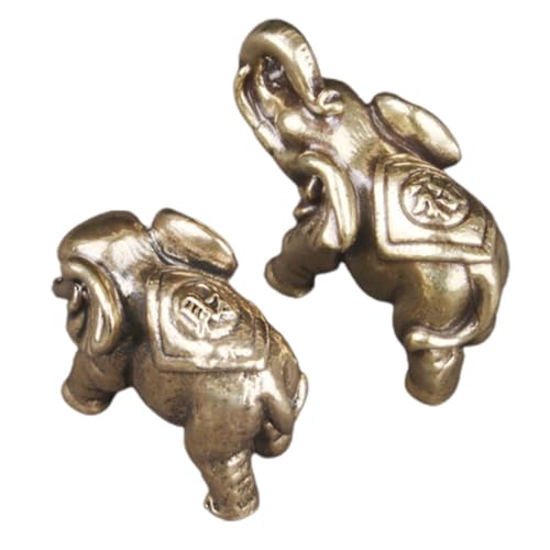 Figurine d'éléphant en laiton comme ornement symbolique de puissance