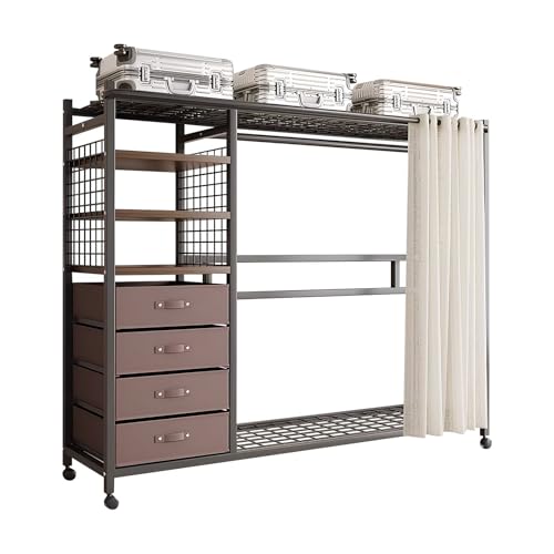 OrganizeHub nK[bN R[gnK[ m[bN [h[u N[[bg ot LX^[t [t  ߑI e  X`[ 138×s40×160cm ubN