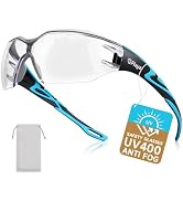 Flaya Z87 Safety Glasses for Men Anti-Fog Pickleball Glasses for Women UV400 Eye Protection for S...