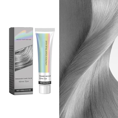 Tinte For Cabello Gris: Fórmula Vegetal, Color Duradero, Nutritivo E Hidratante, Fácil Aplicación, Tonos Vibrantes For Un Look Moderno.(1PCS)