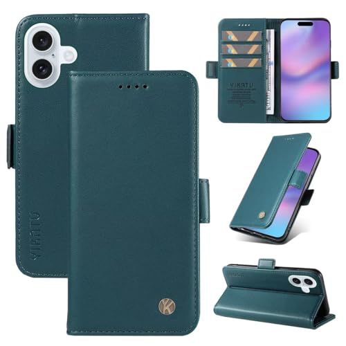 Caseurban iPhone 17 用 ケース 手帳型 PUレザー カード収納付き スタンド機能搭載 マグネット式 大容量 財布型 おしゃれ 耐衝撃 スマホカバー 360度全面保護 放熱性 防指紋 防汚 防汗 手触り良い あいふおん16E 手帳型ケース