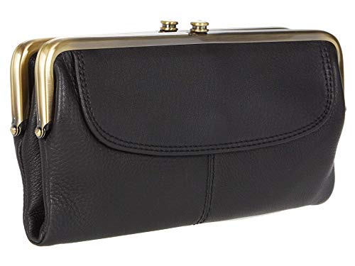 Image of HOBO Lauren Black Velvet Hide One Size