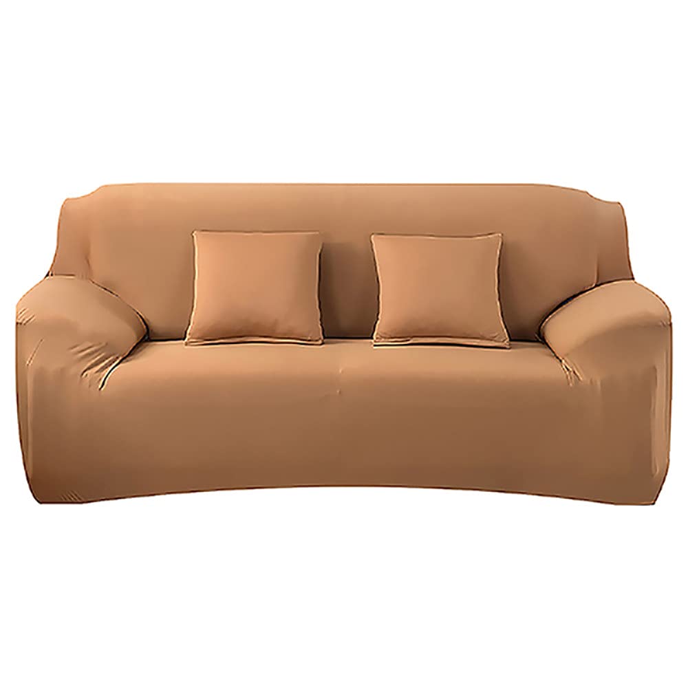Housses de canapé d'angle extensibles et élastiques en spandex beige