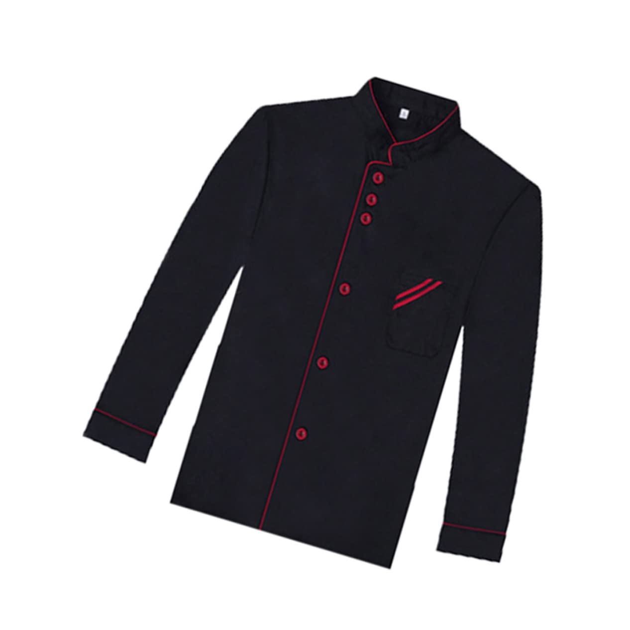 STOBAZA Chef Jackets for Men & Women - White Unisex Button Chef Coat with Sleeves