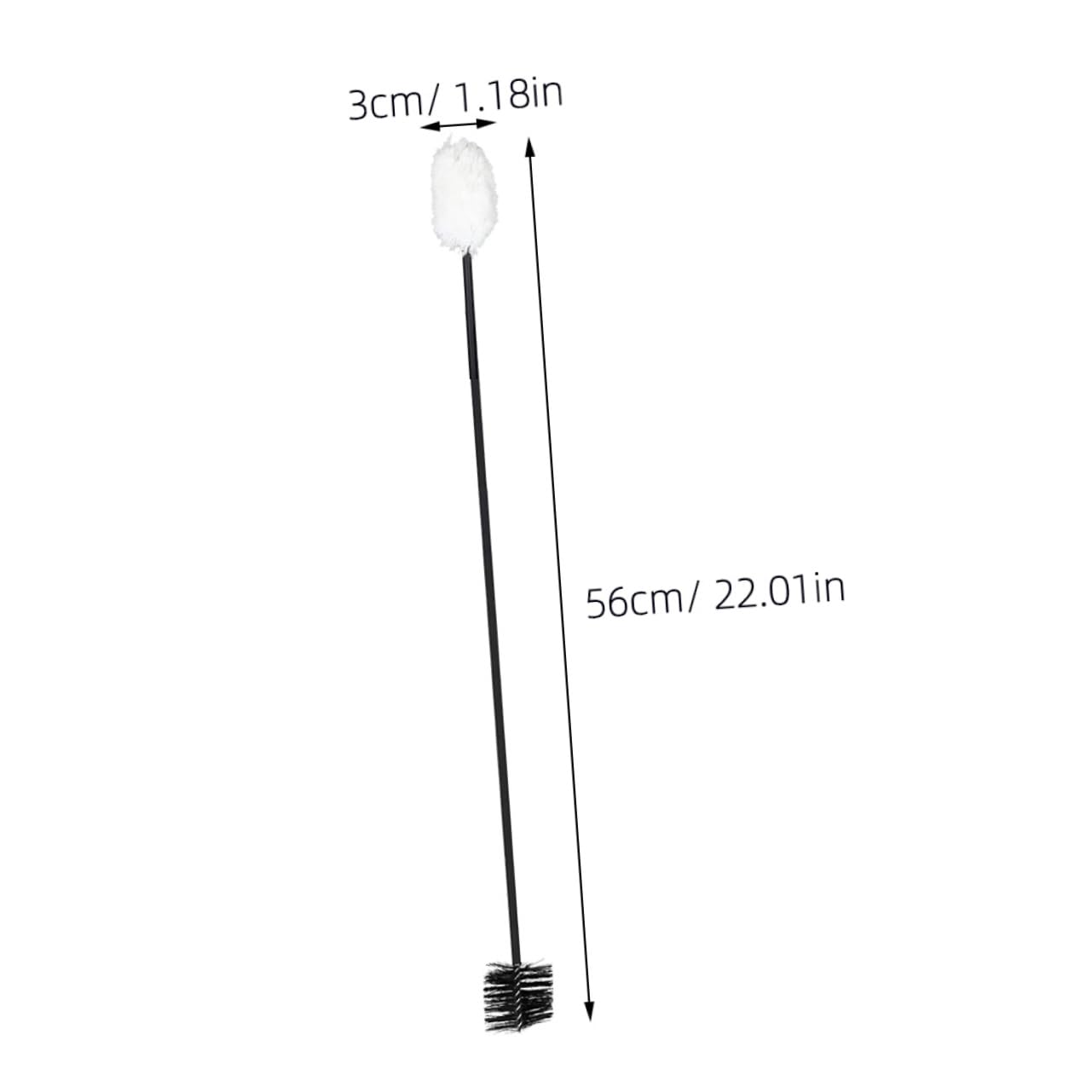 Toddmomy 2 Pack Saxophone Cleaning Brush Flute Brush Double Head for Sax Flute Piccolo Trombone Trumpet