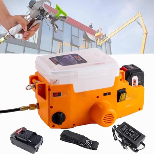 Pulverizador sin aire de mano, funciona con pilas y herramienta inalámbrica para pintura de pared, armarios, manualidades, mesas de jardín y sillas