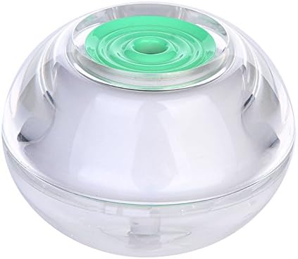 Caston Portable Cold Air Humidifier Crystal Nightlight Luminous USB Creative Mini Cool Mist Vaporizer(Green)