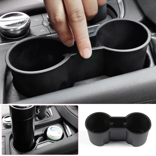 Insertos para portavasos de consola central TPE compatible con Cadillac XT5 XT6 CT4 2020-2024 miniatura 3