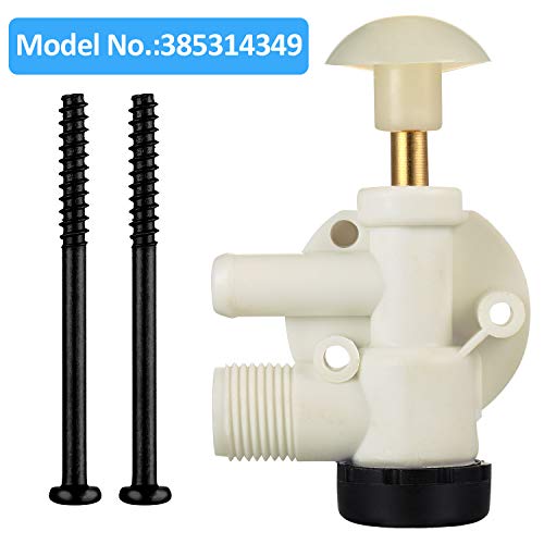 385314349 Toilet Water Valve Assembly Rv Camper Trailer Toilet Repair Kit Compatible With Sealand Ecovac Vacuflush Flush Toilets Replacement For Dometic Foot Pedal Toilets Except 300 310 320 Model #TOP2