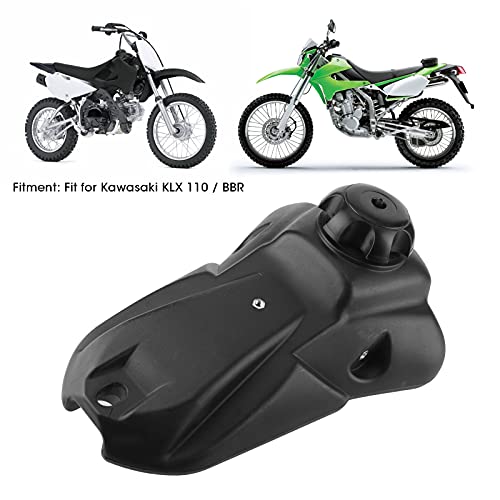 Motorcycle Fuel Gas Tank, 4L Gas Tank With Cap Replacement Hard Plastic Motorcycle Accessory Fit For Klx 110 / Bbr #TOP5