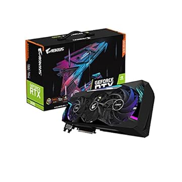 Gigabyte, Placa de vídeo AORUS GeForce RTX 3080 Master 10G, resfriamento máximo coberto, LHR, 10GB 320-bit GDDR6X, GV-N3080AORUS M-10GD REV3.0