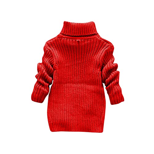 Turtleneck Sweaters for Girls Cable Knit Solid Long Sleeve Chunky Warm Fall Pullover Tops Toddler Winter Clothes2
