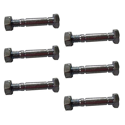 ACTIVLIFE for 6 Pack Shear Pins Nuts fit 510015 51001500 AM136890 AM122156 3285-11 Snow Blower
