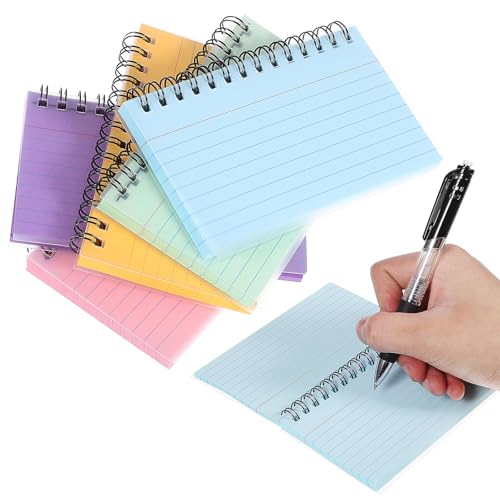 Fiches Bristol Lignées à Spirale en Papier Épais pour Prendre des Notes