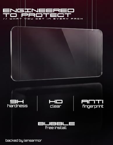 Image of Lensarmor Compatible with iPhone 17 Pro Max Borderless Privacy Screen Protector, 0.33 mm 300 CC Military Grade Anti Spy Tempered Glass, Full View, Case Friendly, Scratch Resistant
