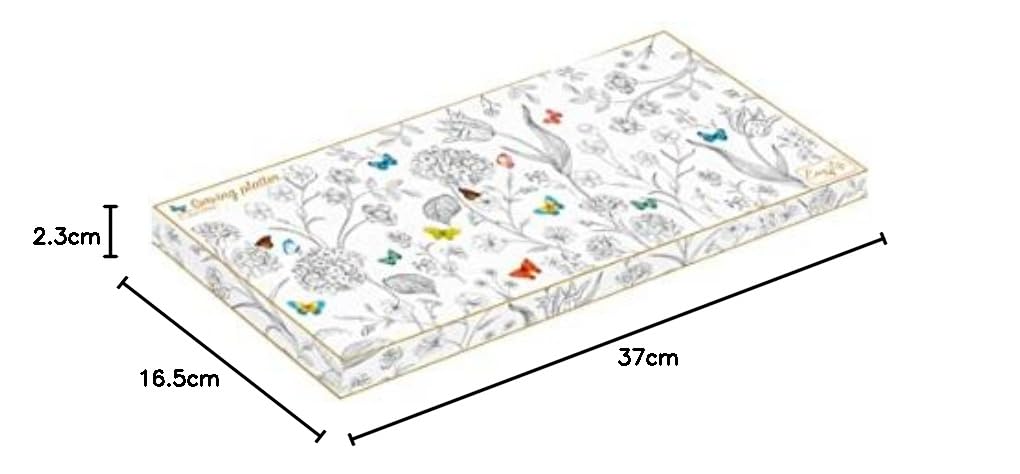 COFFRET PLAT A CAKE 36X16 CM EN PORCELAINE