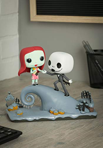 Funko Pop! Vinyl: Movie Moments: Disney: NBX: Jack Skellington And Sally On The Hill - The Nightmare Before Christmas - Figura de Vinilo Coleccionable - Idea de Regalo- Mercancia Oficial