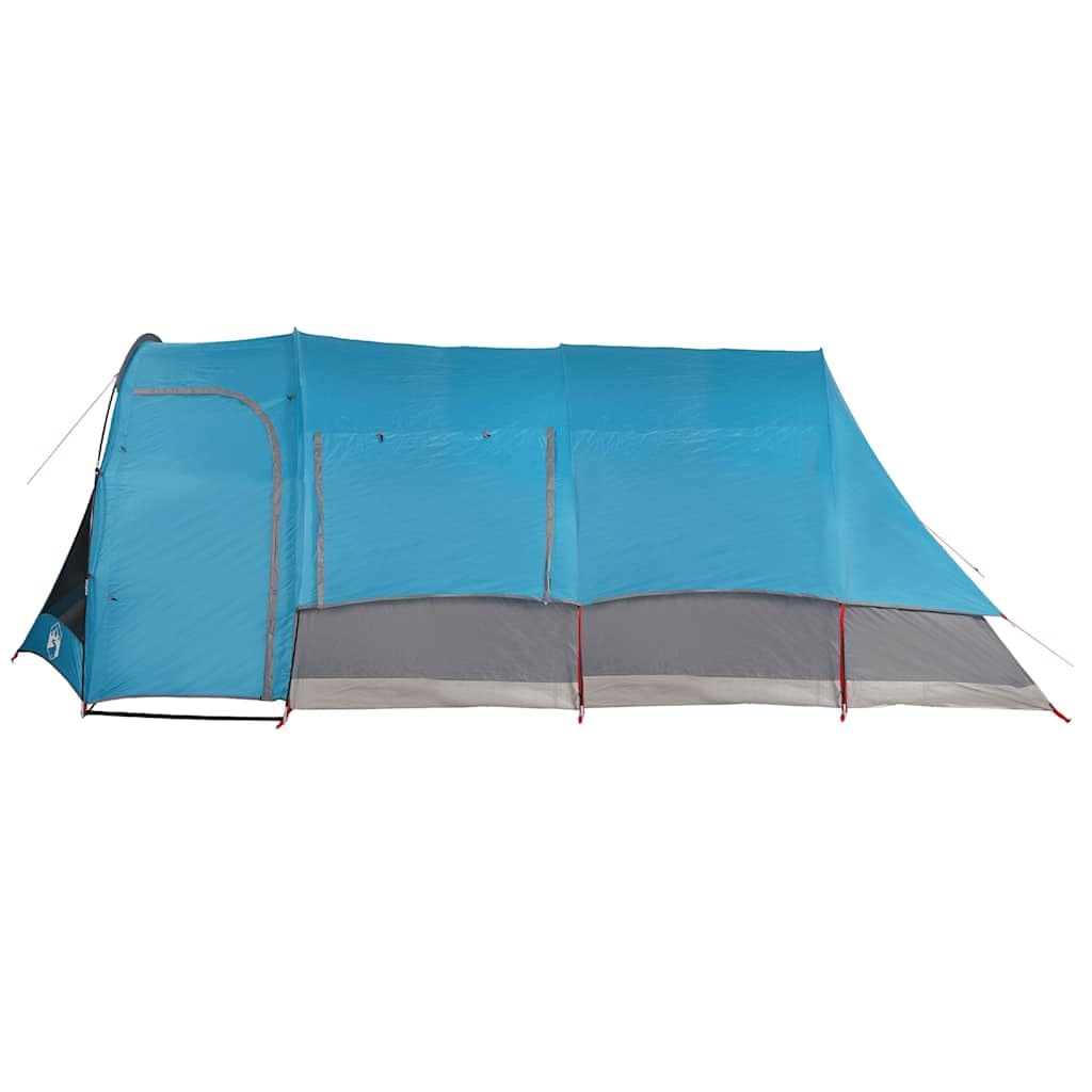 Tenda per famiglia per 6 persone, verde, impermeabile, con struttura semplice e pratico connettore E per cavo di alimentazione