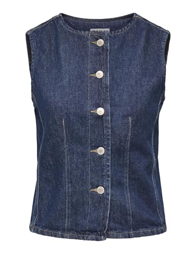 Chaleco vaquero Only Onlaya S/L Fitted Dnm Vest Tai Noos ropa vaquera de mujer sin mangas