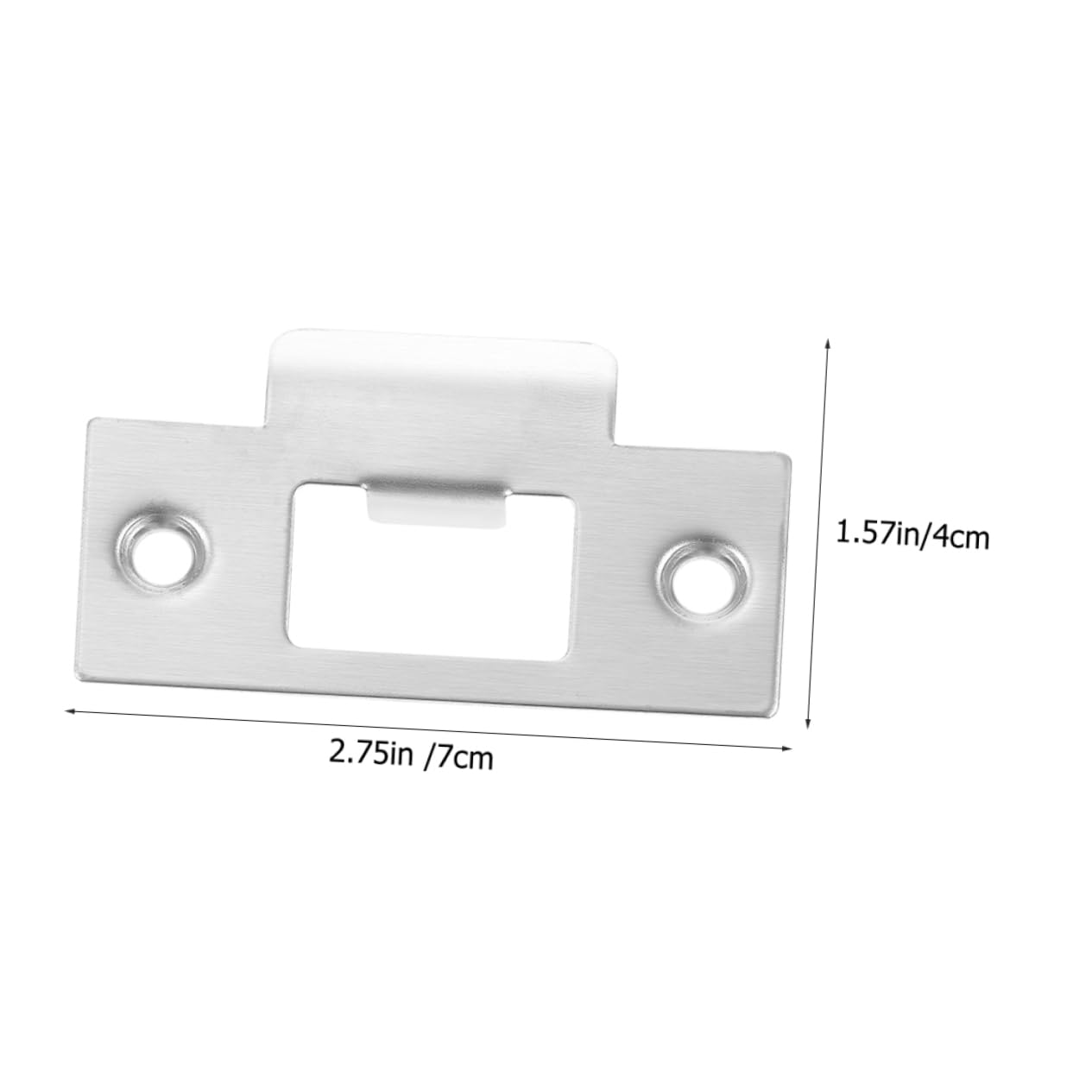 Mikikit Stainless Steel Door Lock Reinforcement Deadbolt Strike Plates Security Latch Kit