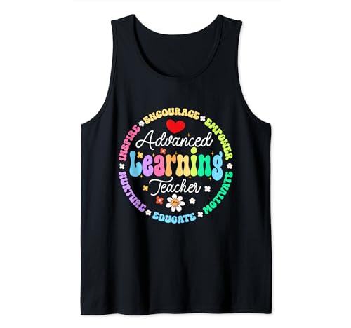 Groovy Advanced Learning Teacher Appreciation Week Tank Top