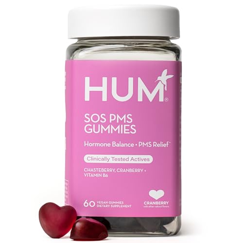 HUM Nutrition SOS PMS Gummies, PMS Support Supplement for Women,...
